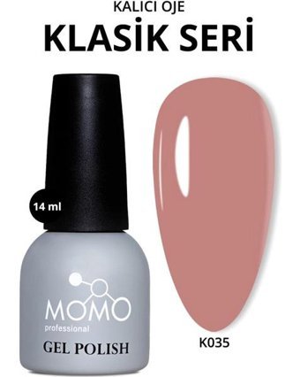 Momo Professional K035 Koyu Pudra Kalıcı Parlak Oje