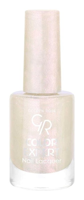 Golden Rose No166 Beyaz Simli Parlak Oje