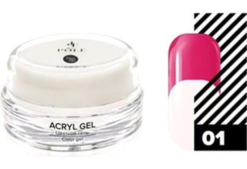 Acryl 01 Pembe Kalıcı Düz Oje