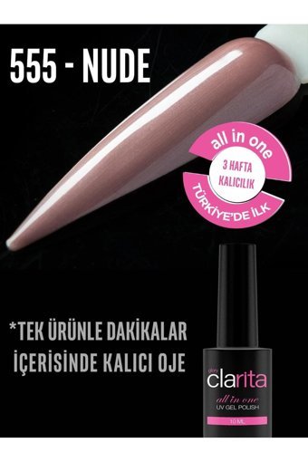 Clarita 555 Pembe Kalıcı Parlak Oje