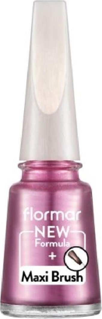 Flormar Fuchsia Flower New Pl360 Fuşya Simli Simli Oje