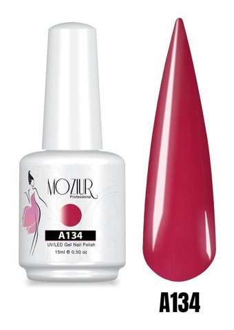 Mozıur A134 Pembe Kalıcı Parlak Oje