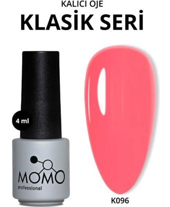 Momo Professional K096 Pembe Kalıcı Parlak Oje