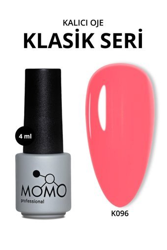 Momo Professional K096 Pembe Kalıcı Parlak Oje