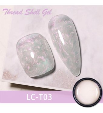 Lily Cute LC-T03 Beyaz Simli Parlak Oje