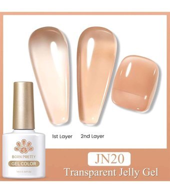 Born Pretty JN20 Kahve Kalıcı Jelly Oje