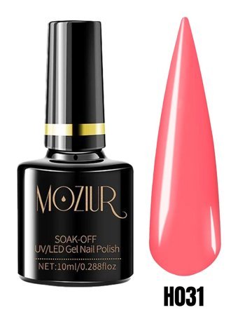 Mozıur H031 Pembe Kalıcı Parlak Oje