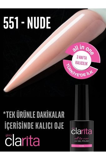 Clarita 551 Pembe Kalıcı Parlak Oje