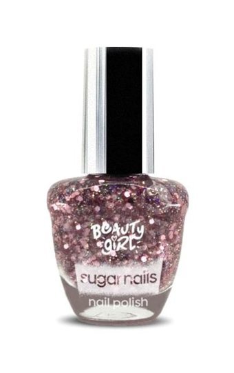 Beauty Girl 1 Pembe Simli Parlak Oje