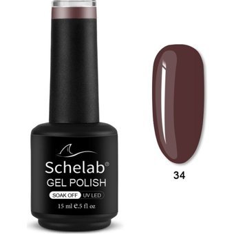 Schelab 34 Kahverengi Kalıcı Parlak Oje
