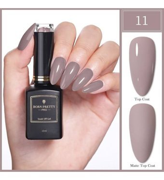 Born Pretty Gold Serisi 11 Kahverengi Kalıcı Parlak Oje