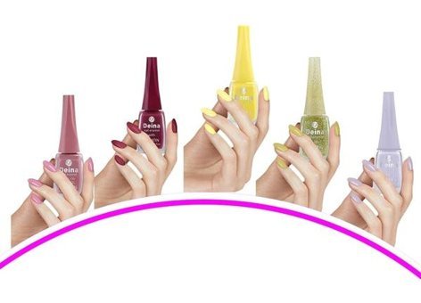 Deina Keratinli Besleyici Set 3 Çok Renkli Parlak Oje
