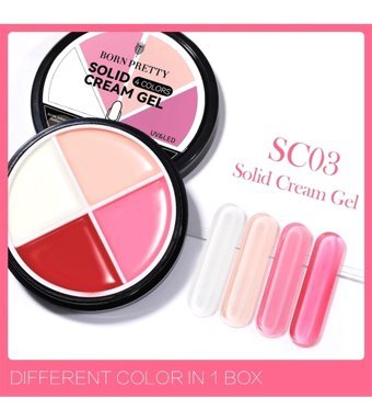 Born Pretty SC03 Çok Renkli Kalıcı Jelly Oje