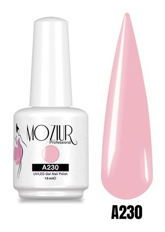 Mozıur A230 Pembe Kalıcı Parlak Oje