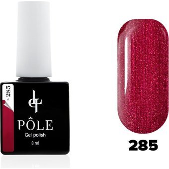 Pole Professional 285 Pembe Kalıcı Simli Parlak Oje
