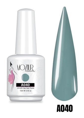 Mozıur A040 Mavi Kalıcı Parlak Oje