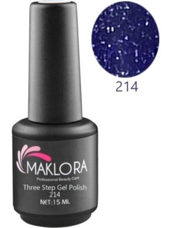 Maklora Anemone Lacivert Kalıcı Simli Parlak Oje