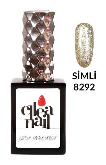 Ellea Nail 8292 Bej Simli Parlak Oje