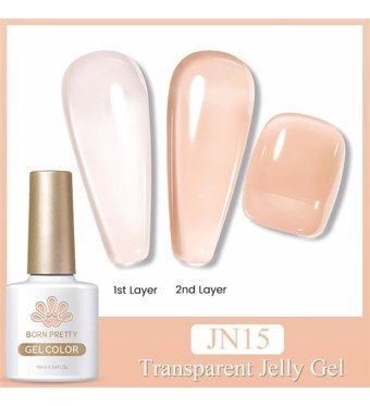 Born Pretty JN15 Nude Kalıcı Jelly Oje