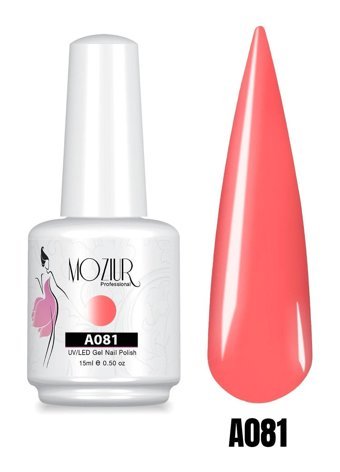 Mozıur A081 Pembe Kalıcı Parlak Oje