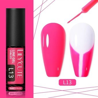 Lily Cute L13 Pembe Kalıcı Düz Oje
