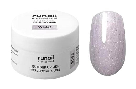 Runail 9648 Pembe Simli Parlak Oje