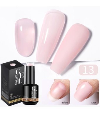 Born Pretty 13 Pembe Kalıcı Düz Oje