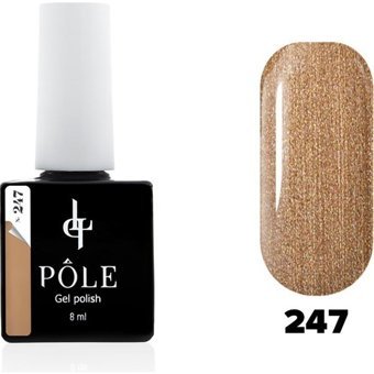 Pole Professional 247 Altın Kalıcı Simli Parlak Oje