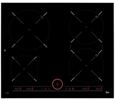 Teka ‎IT 6450 İndüksiyonlu Cam 4 Gözlü Siyah Ankastre Ocak