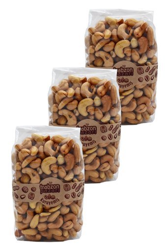 Trabzon Pazarı Kavrulmuş Tuzlu Kaju 3x260 gr