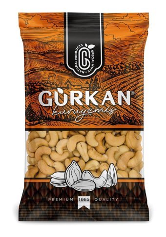 Gürkan Kuruyemiş Kavrulmuş Tuzlu Kaju 90 gr