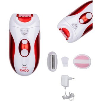 Rado RD-3118 Genital Bölge Tüm Vücut İçin Çift Başlıklı Kablosuz Kuru Epilasyon Aleti Kırmızı