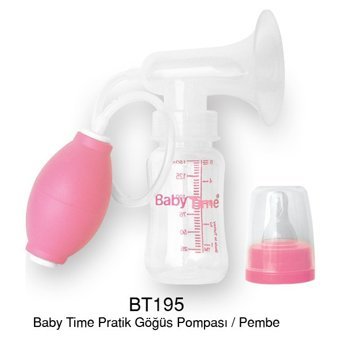 Babytime BT514 Manuel Biberonlu Tekli Göğüs Pompası Pembe