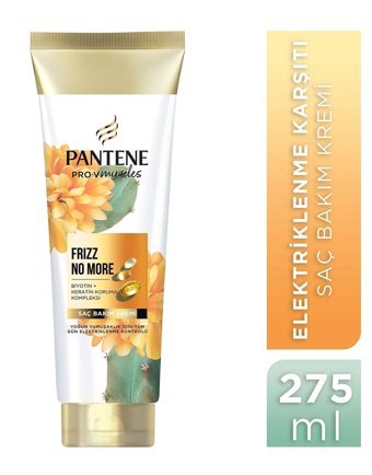 Pantene Frizz No More Elektriklenme Karşıtı Keratinli Kuru Saçlar İçin Kadın Saç Kremi 275 ml