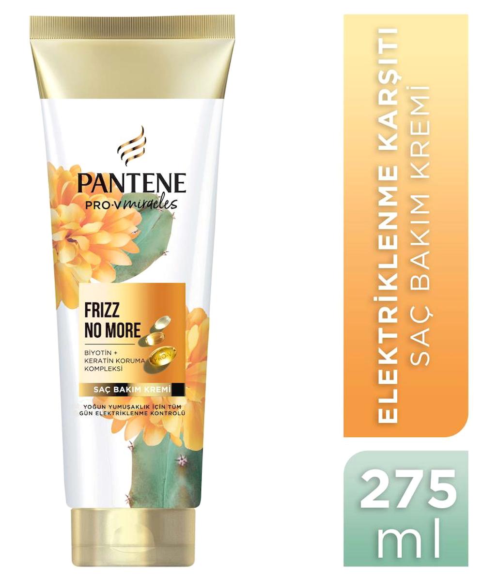 Pantene Frizz No More Elektriklenme Karşıtı Keratinli Kuru Saçlar İçin Kadın Saç Kremi 275 ml