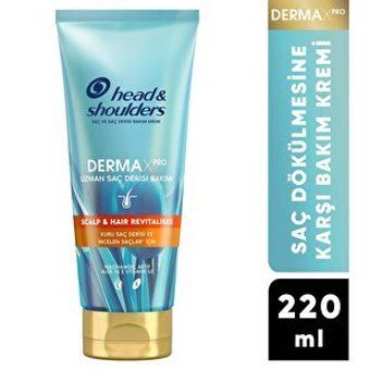 Head & Shoulders Derma X Pro Scalp Revitaliser Dökülme Karşıtı Kuru Saçlar İçin Unisex Saç Kremi 220 ml