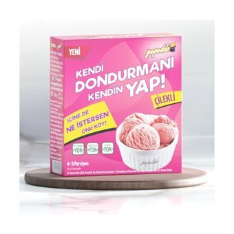 Gepeddo Çilekli Dondurma Tozu 125 gr