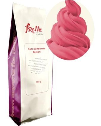 Fretta Soft Çilekli Dondurma Bazı 750 gr