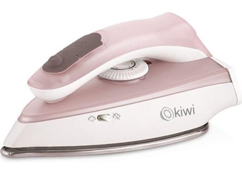 Kiwi KSI 6316 1000 W 11 gr/dk Çelik Tabanlı Kablolu Buharlı Seyahat Ütüsü Pembe