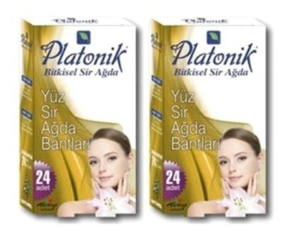 Platonik Bitkisel 2x24 Adet Yüz Ağda Bandı