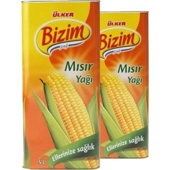 Bizim 5 lt Teneke Mısırözü Yağı 2 Adet