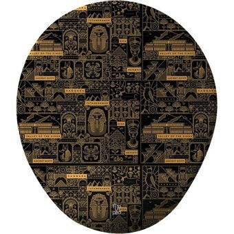 Flipped Egypt Bilek Destekli 20x25 cm S Gaming Mousepad Çok Renkli