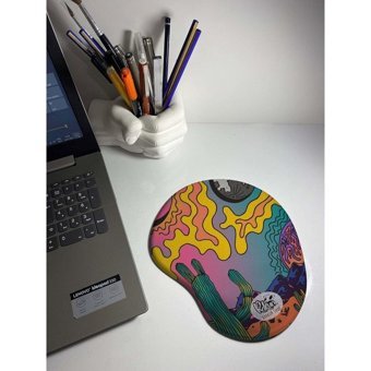 Byars Bilişim Ütopya Baskılı Bilek Destekli Mousepad Gri