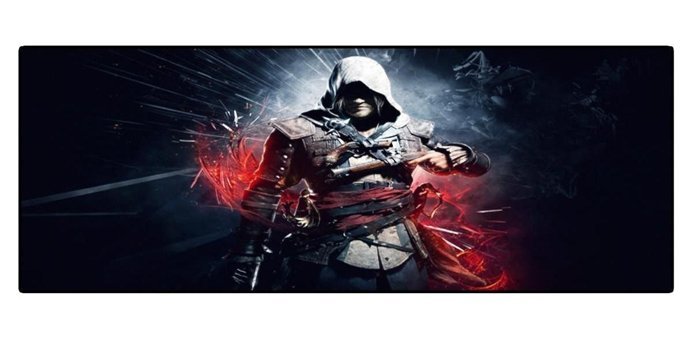 Sge Teknoloji Assassin 70x30 cm XL Gaming Mousepad Çok Renkli