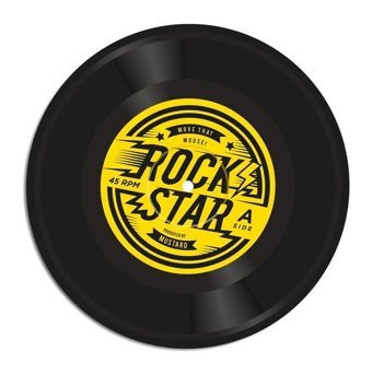 Mustard Rock N Roll 19 cm Mousepad Çok Renkli