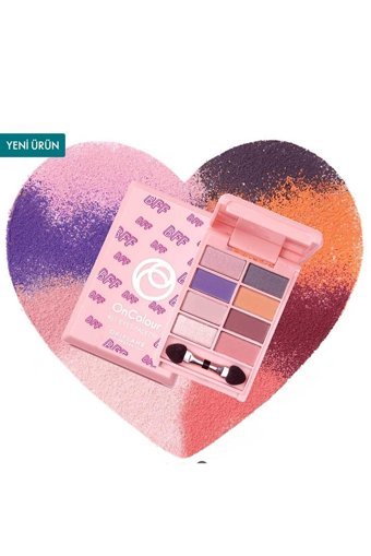 Oriflame Oncolour Toz Mat Sedefli Far Paleti