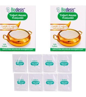 Biodesis Probiyotikli Yoğurt Mayası 8x1 gr