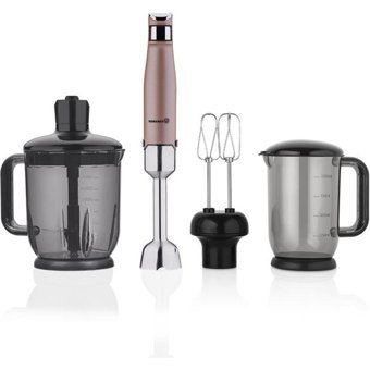 Korkmaz A449-01 Performix 1500 ml Plastik Turbolu 4 Bıçaklı 4'lü Büyük Blender Seti Akşam Güneşi