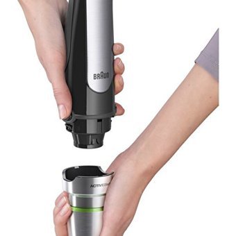 Braun MultiQuick MQ 7035X 1000 ml Plastik Çift Bıçaklı 3'lü Büyük Blender Seti Siyah
