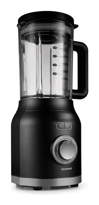 Homend Artfood 4925H 1800 ml Cam Turbolu 4 Bıçaklı Tekli Büyük Sürahili Blender Siyah